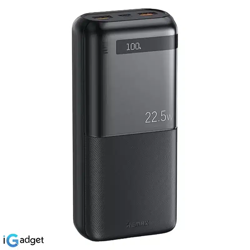 پاوربانک ریمکس مدل RPP-72 ظرفیت 20000 میلی آمپر ساعت پاوربانک ریمکس مدل RPP-72 ظرفیت 20000 میلی آمپر ساعت