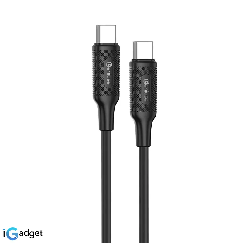 کابل USB-C بنیوس مدل BE-CA07 طول 1 متر کابل USB-C بنیوس مدل BE-CA07 طول 1 متر