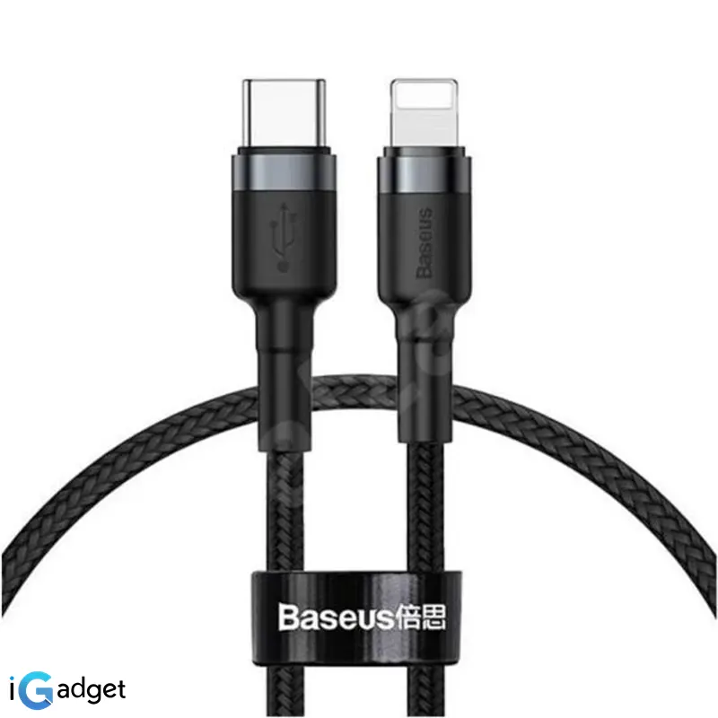 کابل تبدیل USB-C به لایتنینگ باسئوس CATLKLF-G1 Cafule کابل تبدیل USB-C به لایتنینگ باسئوس CATLKLF-G1 Cafule