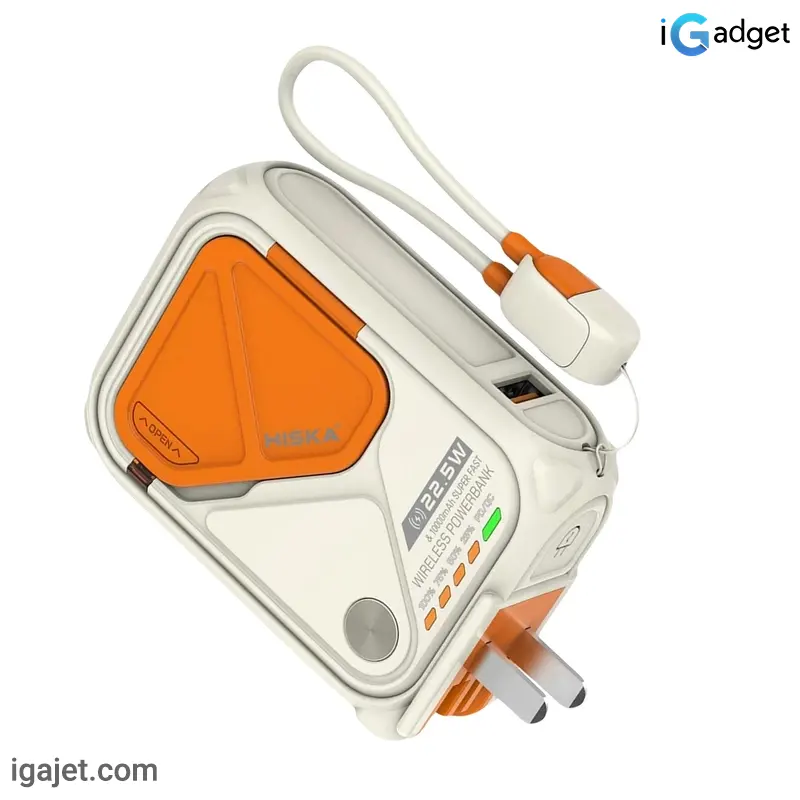 پاوربانک هیسکا مدل HP-123PD پاوربانک هیسکا مدل HP-123PD