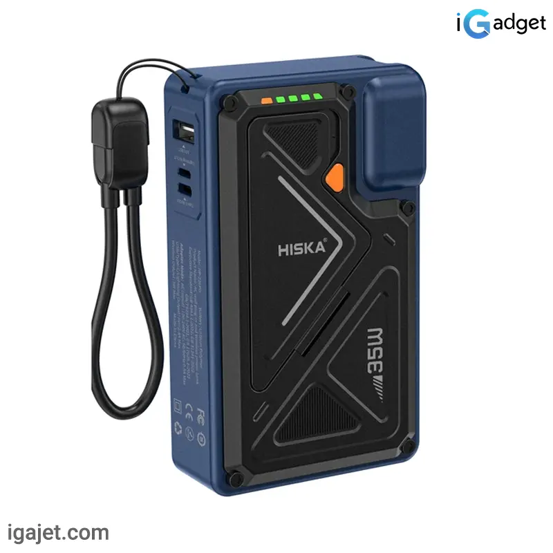 پاوربانک هیسکا مدل HP-226PD ظرفیت ۲۰۰۰۰ میلی آمپر ساعت پاوربانک هیسکا مدل HP-226PD ظرفیت ۲۰۰۰۰ میلی آمپر ساعت