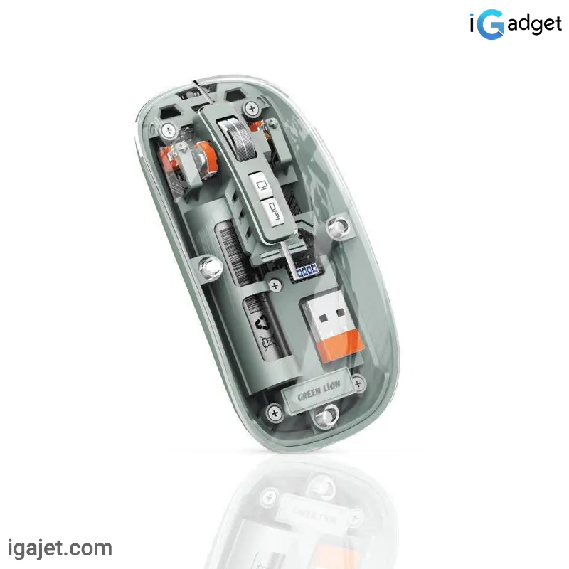 ماوس بی سیم گرین لاین مدل Transparent Mouse 2 ماوس بی سیم گرین لاین مدل Transparent Mouse 2