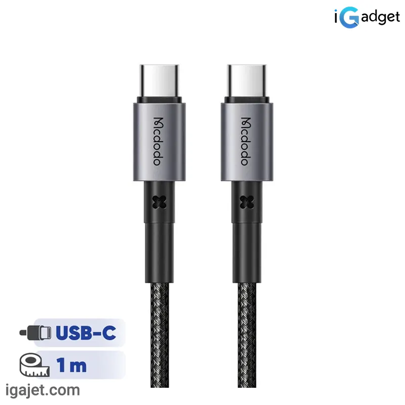 کابل USB-C مک دودو مدل CA-3130 طول 1متر کابل USB-C مک دودو مدل CA-3130 طول 1متر