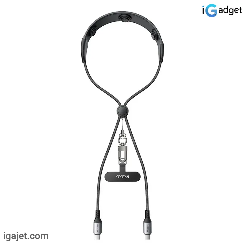 کابل USB-C مک دودو مدل ماساژور گردن کد Cab NEXUS CA-6580 طول 1.4 متر کابل شارژ USB-C و ماساژور گردن مک دودو NEXUS CA-6580 - طول ۱.۴ متر