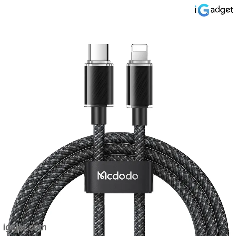 کابل تبدیل USB-C به لایتنینگ مک دودو مدل CA-366 طول 1.2 متر قیمت کابل تبدیل USB-C به لایتنینگ مک دودو مدل CA-366 طول 1.2 متر