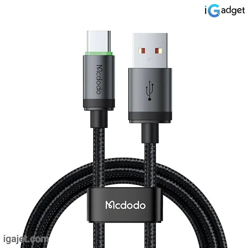 کابل شارژ USB-C مک دودو مدل CA-396 کابل شارژ USB-C مک دودو مدل CA-396 - طول 1 متر 60 وات