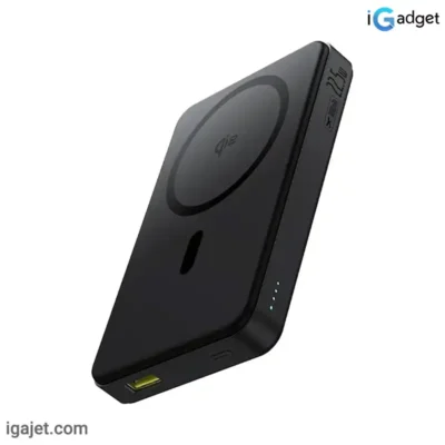 پاوربانک بی سیم 22.5 وات باسئوس مدل Airpow II Qi2 Magnetic ظرفیت 10000 میلی آمپر ساعت