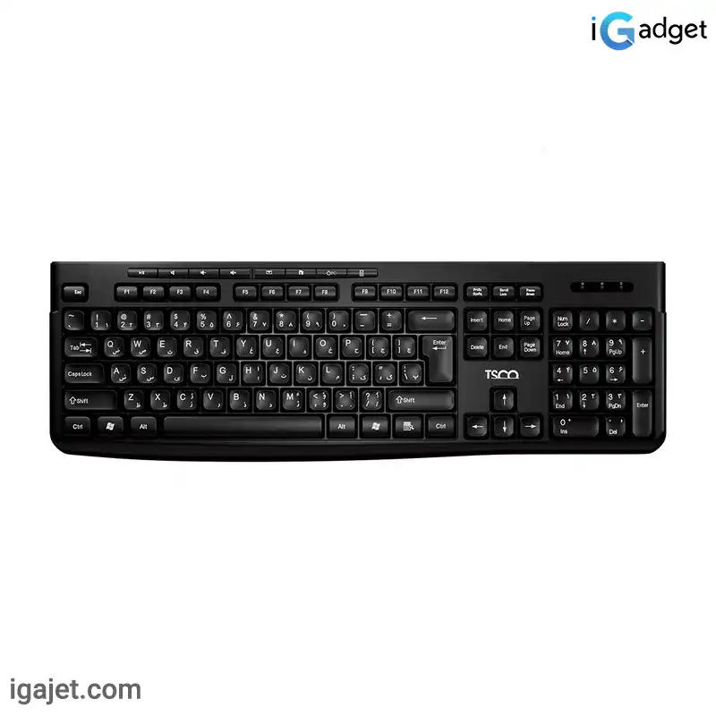 کیبورد بی سیم تسکو مدل TK 7007W-2 کیبورد بی سیم تسکو مدل TK 7007W