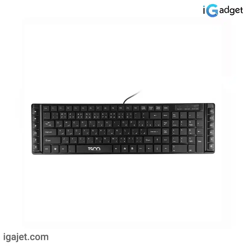 کیبورد تسکو مدل TK 8157N با حروف فارسی کیبورد تسکو مدل TK 8157N با حروف فارسی