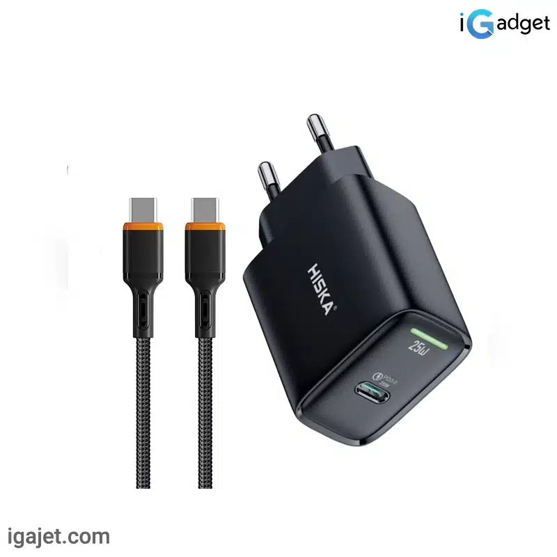 شارژر دیواری هیسکا مدل H-118GaN شارژر دیواری هیسکا مدل H-118GaN
