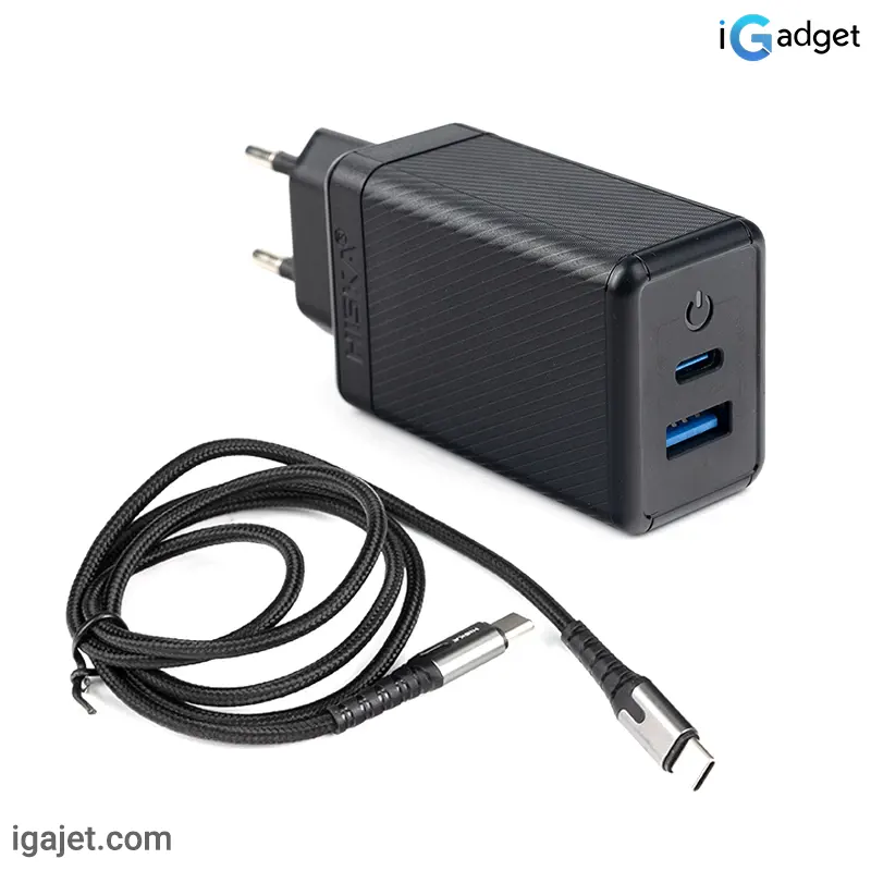 شارژر دیواری هیسکا مدل H-126GAN 5 شارژر دیواری هیسکا مدل H-126GAN